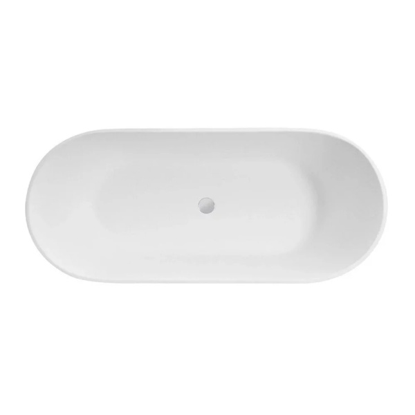Cada De Baie Free-standing Besco Moya 160x68cm Culoare Alb Lucios - Img 4