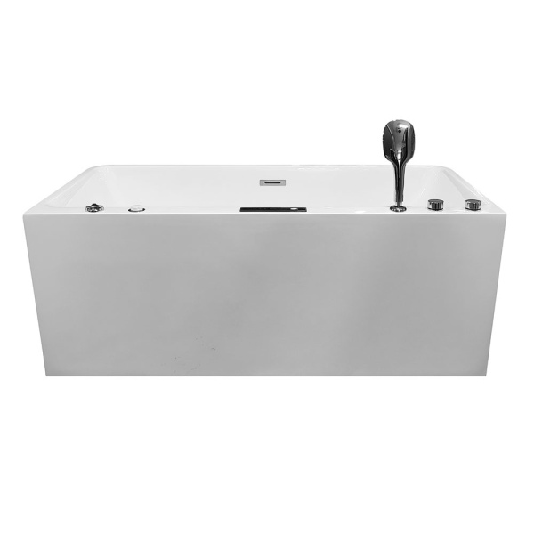 Cada De Baie Freestanding 150x75x58cm ,Cu Hidromasaj, Culoare Alb - Img 4