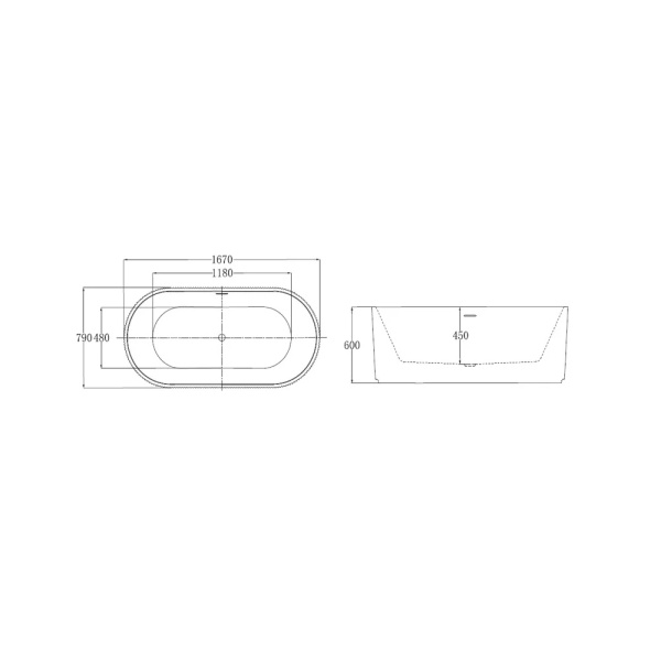 Cada de baie Freestanding Florida Salome Riffle, Design Modern, Cu Instalatie Completa - Img 4