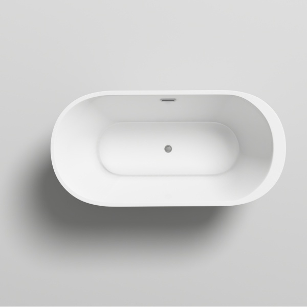 Cada de baie PRO VITO 150x72cm , Design modern , Culoare Alb - Img 3