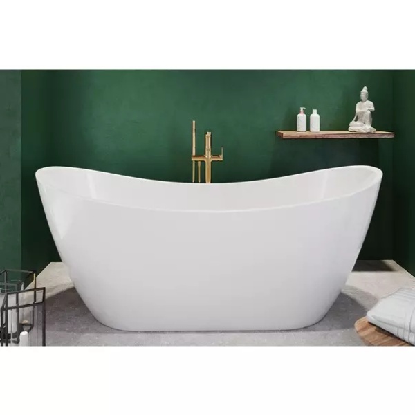 Cada freestanding Cersanit Zen 182x71 cm alb lucios - Img 6