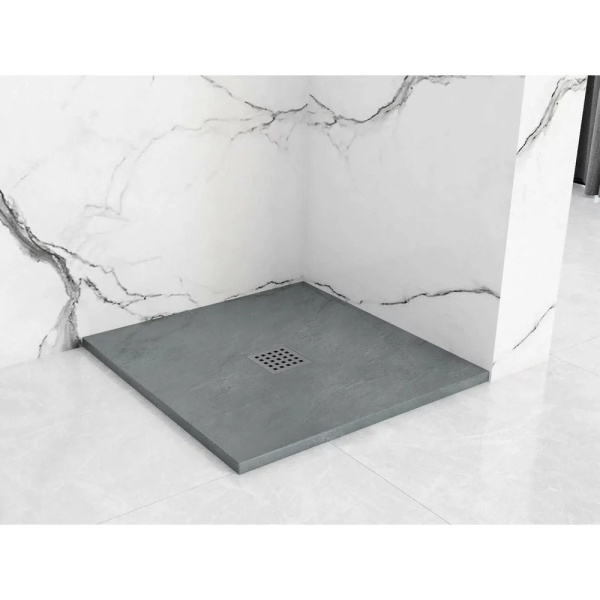Cadita de dus Grey Rock 90 x 90 - Img 5