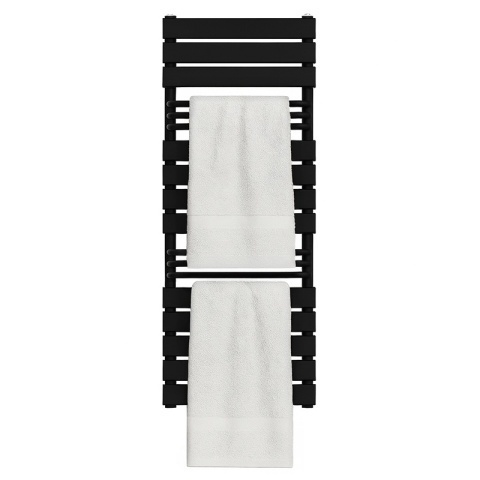 Calorifer vertical Fuego-Blu pentru baie 128x50, negru - Img 11