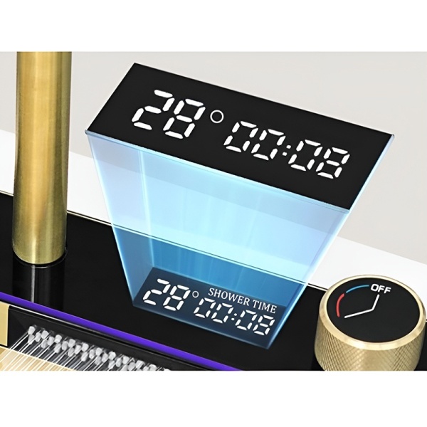 Chiuveta de bucatarie ARGOS multifunctionala, Dimensiune 75X46cm, Culoare Gold Steel, Termostat cu Display LCD - Img 10