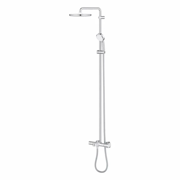 Coloana de dus cu baterie termostatata si pipa cada Grohe Tempesta Cosmopolitan 250 - Img 2