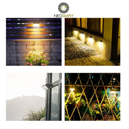 Lampa Solara De Exterior LED, NeoSimply, 1000 Lumens, 10W, 20 led-uri, IP65, cu senzor de proximitate si 3 moduri smart de operare - Img 4