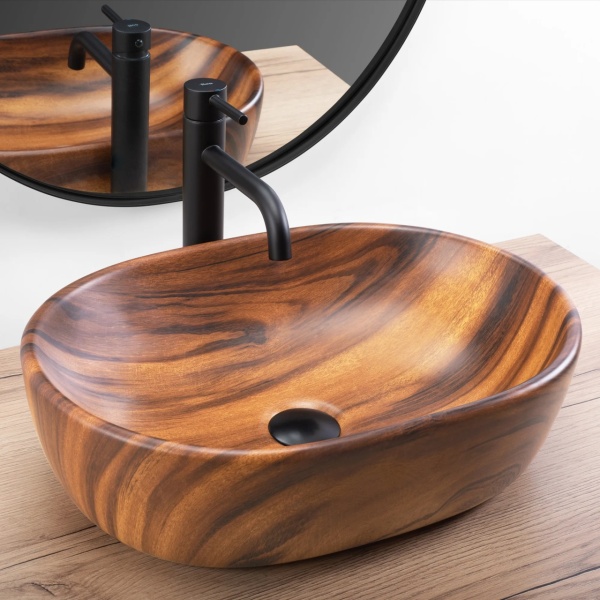 Lavoar de blat REA AMELIA WOOD MAT - Img 2