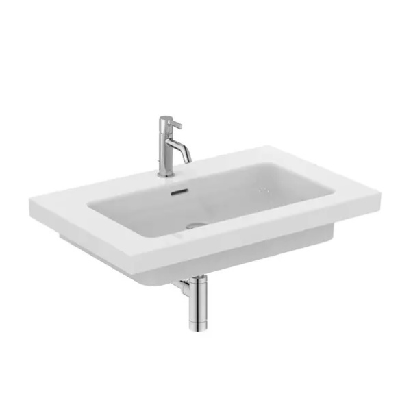 Lavoar pe mobilier Ideal Standard Atelier Extra alb lucios 81 cm - Img 5