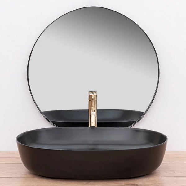 Lavoar pentru blat Rea Cleo Black Mat - Img 2