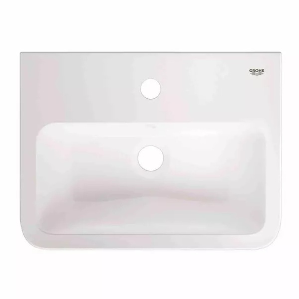 Lavoar suspendat Grohe Start Edge Ceramic alb lucios 45 cm - Img 4