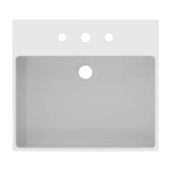 Lavoar suspendat Ideal Standard Atelier Extra alb lucios cu 3 orificii baterie si preaplin 50 cm - Img 3