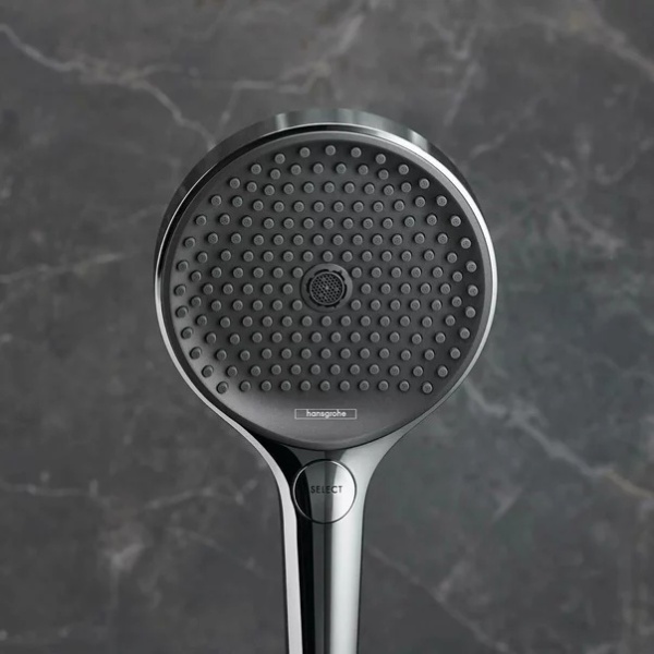 Para de dus Hansgrohe Rainfinity 130 negru mat 3 tipuri de jet - Img 3