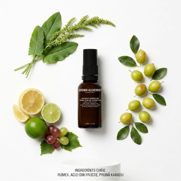 Ser impotriva petelor pigmentare Grown Alchemist produs in Australia, Rumex Leaf Extract, Fruit Acids, Kakadu Plum, 30 ml - Img 5