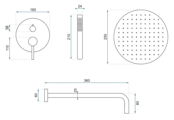 Set de dus incastrat REA LUNGO+Box , Culoare Copper - Img 8