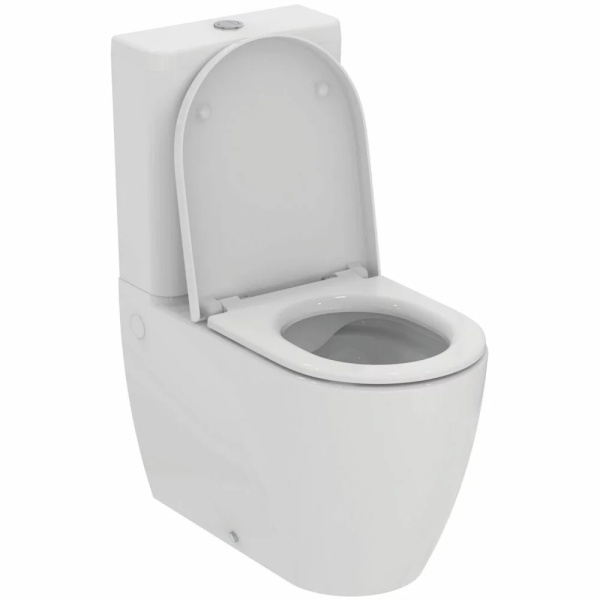 Set vas WC Ideal Standard Ellisse rimless BTW cu capac softclose alb si rezervor - Img 5