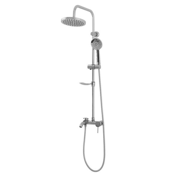 Sistem de dus REA LUIS CHROME, montaj pe perete, ploaie de dus, 3 functii, finisaj crom - Img 5
