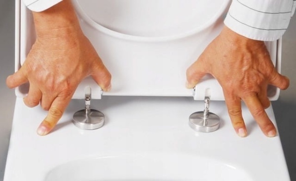 Vas WC PRO CUBIC Rimless, suspendat, ceramica sanitara, 55.5 x 37 x 34 cm, Capac Soft-Close Inclus, Negru - Img 3