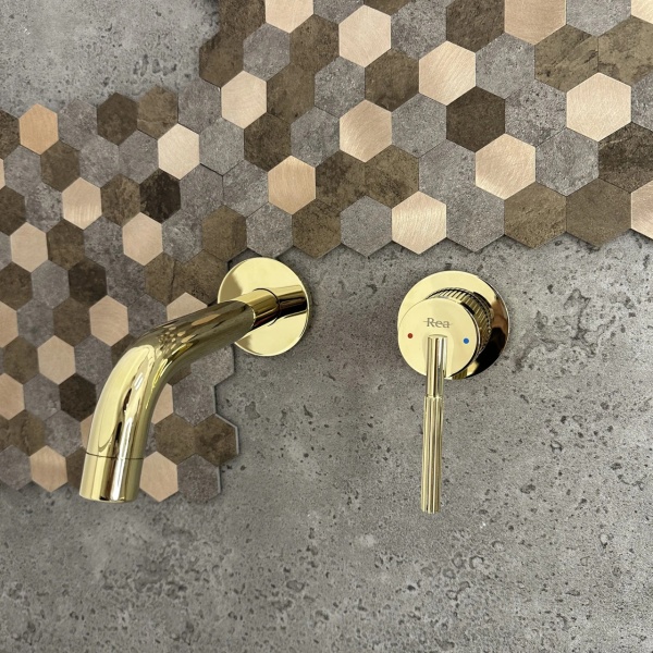 Baterie incastrata REA Argon + Box ,Design Elegant, Culoare Gold - Img 5