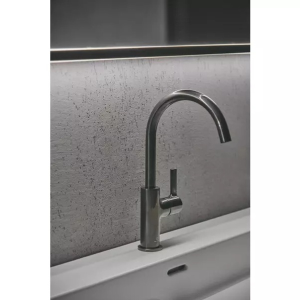 Baterie lavoar inalta Ideal Standard Atelier Joy argintiu Silver Storm monocomanda - Img 4