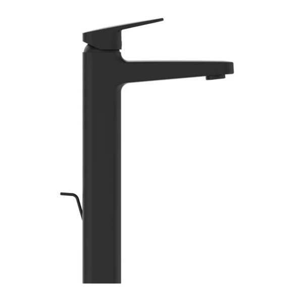 Baterie lavoar inalta Ideal Standard Ceraplan 250 negru mat cu ventil Pop-Up metalic - Img 3