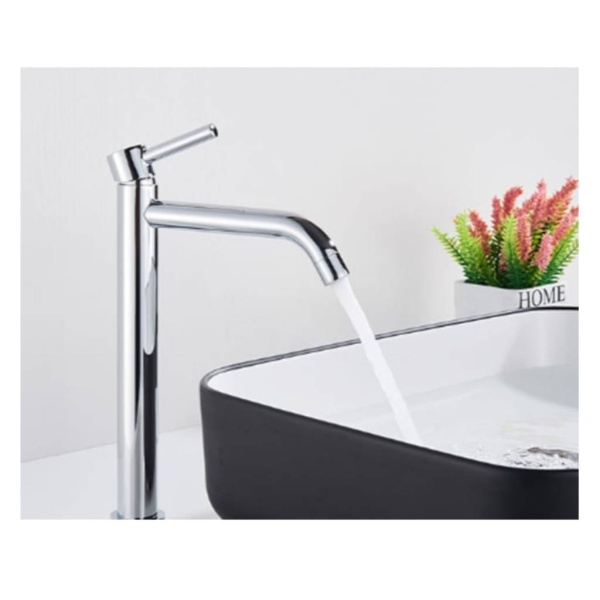 Baterie lavoar PRO COSTA HIGH Chrome, Montaj pe blat, inaltime 30 cm, finisaj Crom - Img 2