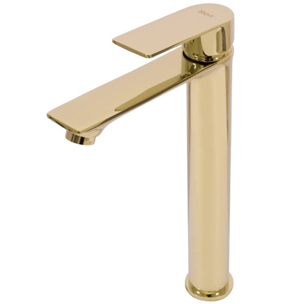 Baterie lavoar REA MAYSON GOLD High, Inaltime 29cm, finisaj Auriu - Img 3