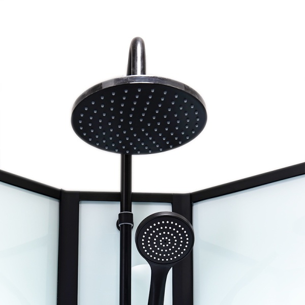 Cabina de dus NINA cu Hidromasaj, Dimensiune 80x80cm, Culoare Negru - Img 12