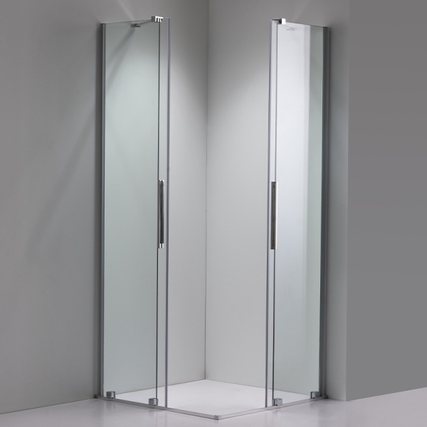Cabina de dus patrata ASTRA-CH-A-80x2+D crom 80x80 cm 8 mm - Img 2