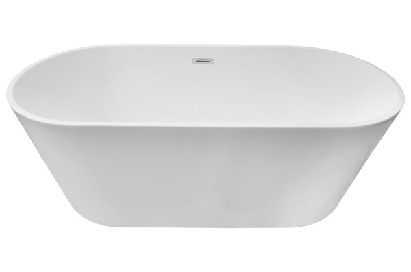Cada de baie Freestanding 150x75x58cm, Design Modern , Culoare Alb - Img 6