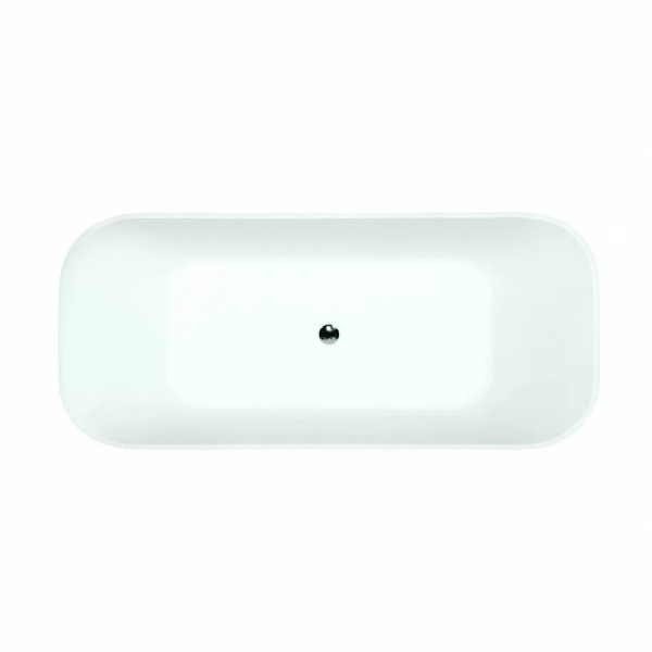 Cada de baie freestanding Besco Assos 160x70x66 cm , Culoare alb - Img 4