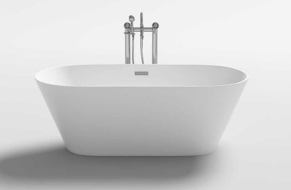 Cada de baie PRO LETISIA 160, free-standing, design modern, Alba - Img 3