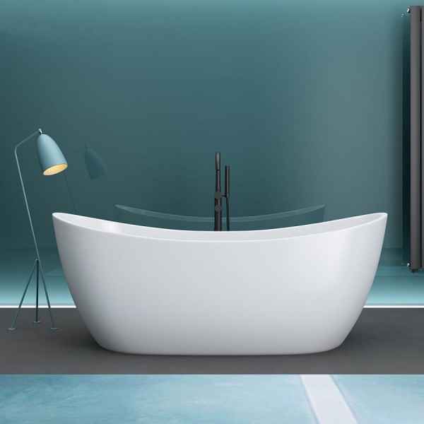 Cada De Baie PRO SONATA 170, Free-Standing, Design Modern, Alba - Img 2