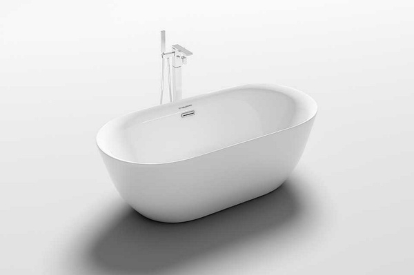 Cada de baie PRO VERA 170, free-standing, design modern, Alba - Img 5