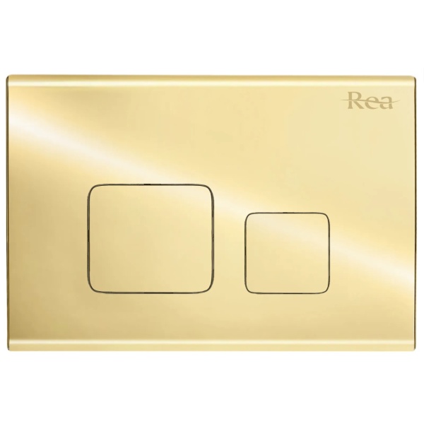 Cadru cu rezervor incastrat pentru WC, Clapeta de actionare inclusa F Light Gold - Img 3