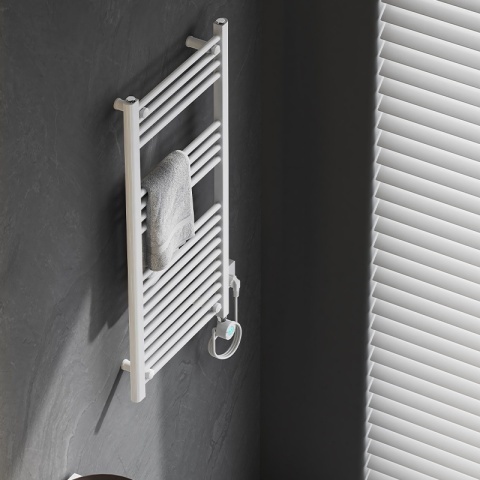 Calorifer electric vertical KATLA-WH 250W pentru baie 100x50, alb - Img 9