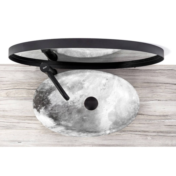 Chiuveta de blat REA ROXY C, Dimensiuni 49 x 31 x 13.5 cm, Forma Ovala, Ceramica sanitara, Alb - Img 6