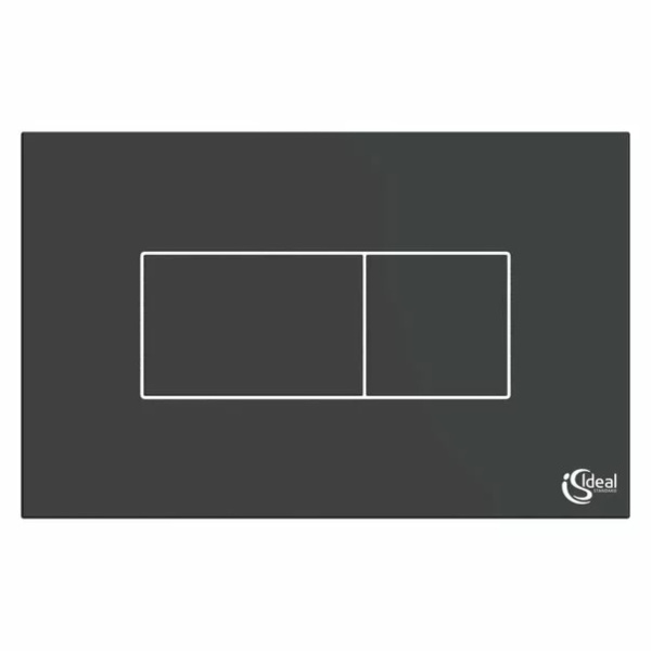 Clapeta de actionare dubla comanda Ideal Standard Solea P2 negru mat actionare pneumatica - Img 2