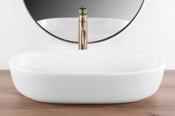 Lavoar pe blat Rea CLEO 61 WHITE MATT - Img 6