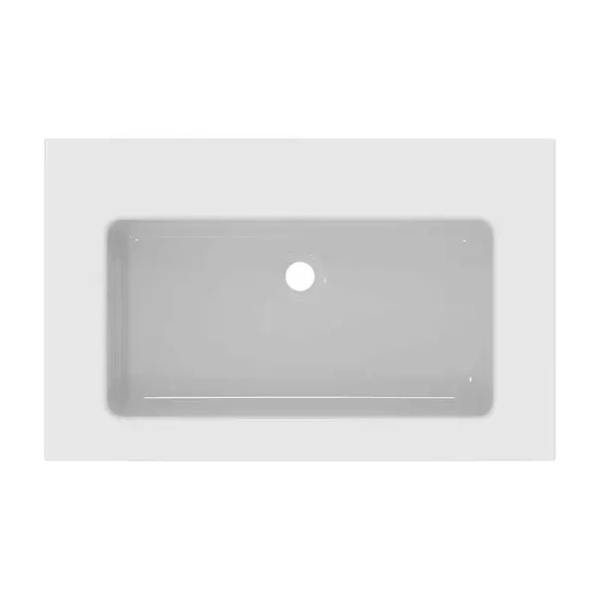 Lavoar pe mobilier Ideal Standard Atelier Extra alb lucios cu orificiu preaplin 81 cm - Img 5