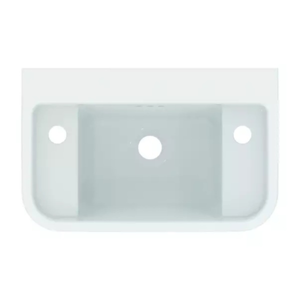 Lavoar suspendat Ideal Standard Atelier Calla alb lucios 50 cm cu 2 orificii baterie - Img 3