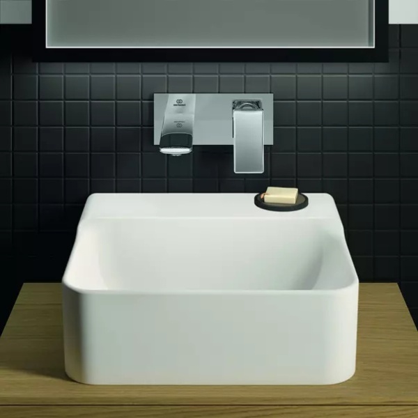 Lavoar suspendat Ideal Standard Atelier Conca 40 cm alb lucios - Img 8