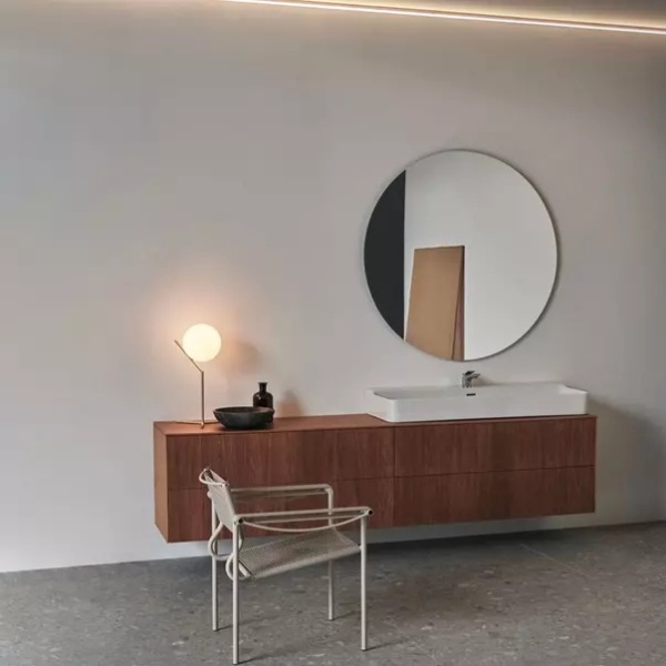 Lavoar suspendat Ideal Standard Atelier Conca 50 cm alb mat cu orificiu baterie si preaplin - Img 10
