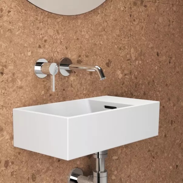 Lavoar suspendat Ideal Standard Atelier Extra alb lucios 45 cm cu orificiu preaplin dreapta - Img 8