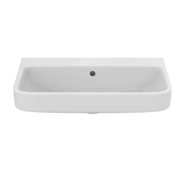 Lavoar suspendat Ideal Standard i.life B alb lucios 55 cm cu orificiu preaplin - Img 4