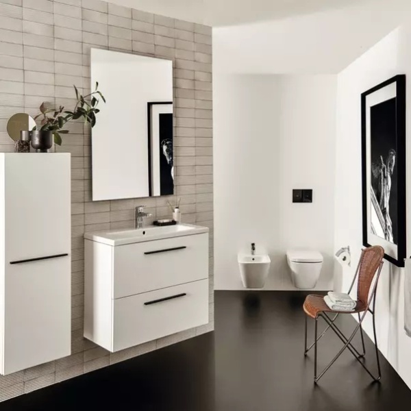 Lavoar suspendat Ideal Standard i.life B alb lucios 81 cm cu orificiu baterie si preaplin - Img 11