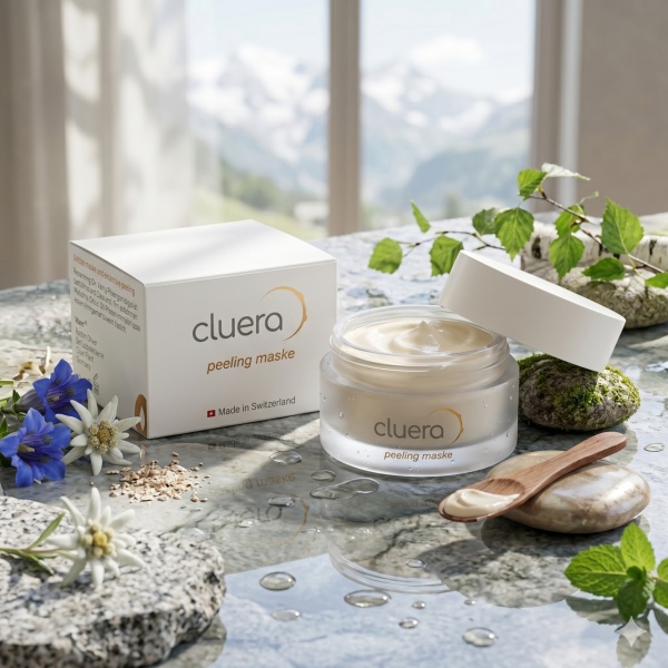 Masca Exfolianta Clean Care Cluera®, Made in Switzerland, Tehnologie Safe Scrub, Pentavitin, masca cu hidratare profunda si exfoliant delicat - Img 7