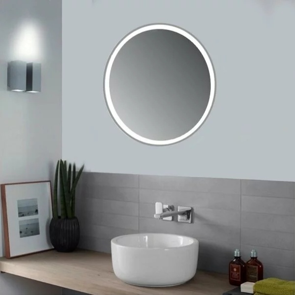 Oglinda rotunda Fluminia Cleo cu led si touch senzitiv - Img 2