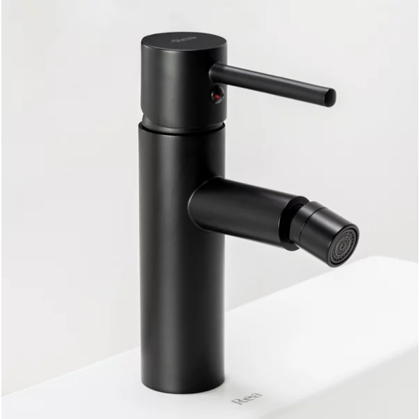 Pachet rama instalare Geberit Kombifix, bideu suspendat Ideal Standard Tesi alb si baterie bideu Rea Tess negru - Img 5
