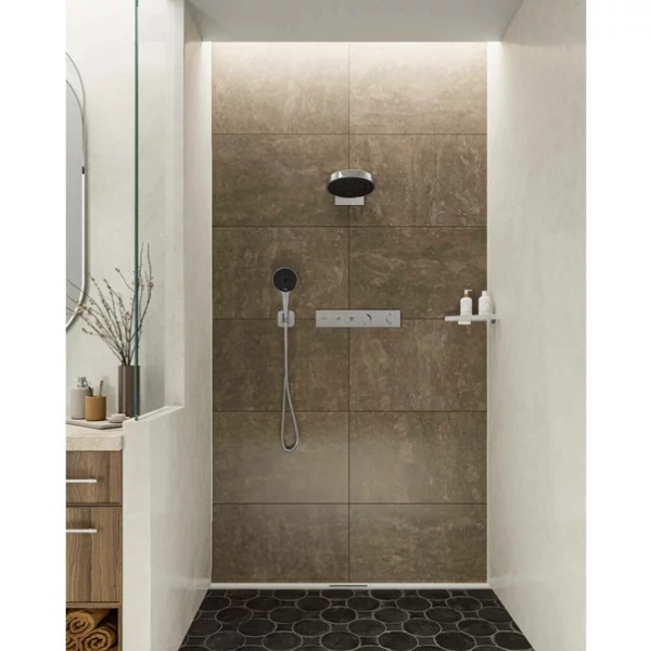 Para de dus Hansgrohe Rainfinity 130 alb mat 3 tipuri de jet - Img 2