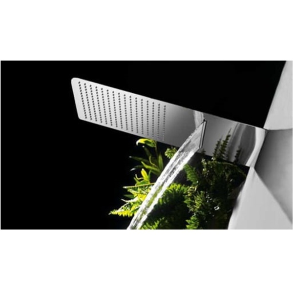 Para Dus Slim Dreptunghiulara PRO 9013 Tip Cascada, Dimensiuni 50x20x0,5 Cm, Anti-Calcar, Crom Lucios - Img 5